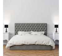 Valuelights Marissa Pair Of Black Chrome Table Lamps With Black Faux Silk Shades