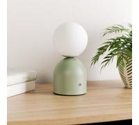 Marion Rechargeable LED Portable Table Lamp Green