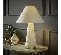ValueLights Martha Table Lamp with Conical Lamp Shade in Cream ValueLights Cream
