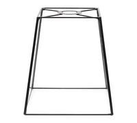 ValueLights | Matt Black Metal and Clear Glass Lantern Easy Fit Ceiling Light Shade | Lamp Shades, Home Décor & Improvement Essential | Includes Bulb | 180mm Shade Width