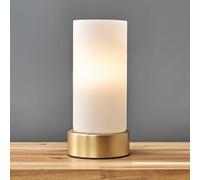 MiniSun | Modern Gold Touch Table Lamp with a Frosted White Glass Shade | Table Lamps, Home Décor & Improvement Essential