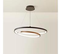 ValueLights | Matt Black Loop Ceiling Light with Integrated LED Touch Button | Pendant Lights, Home Décor & Improvement Essential