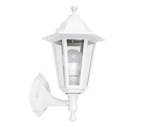 Valuelights Mayfair Traditional Antique Brass Outdoor Night Wall Lamp Lantern Light In White White One Size