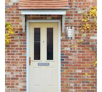 ValueLights Medlock Silver Outdoor Wall Bulkhead Light ValueLights Silver