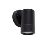 Valuelights Mellor Black Ip44 Rated Outdoor Wall Downlight