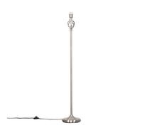 MiniSun | Traditional Style Satin Nickel Barley Twist Floor Lamp Base | Floor Lamps & Torchieres, Home Décor, Improvement & Lifestyle Essential