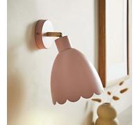 ValueLights Millie Metal Wall Light - Soft Pink
