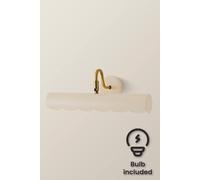 Valuelights Millie Pair Flower Scallop Adjustable Picture Wall Lights An Bulbs In Cream Cream