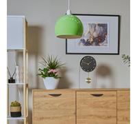 ValueLights Mini Arco Green Metal Pendant Shade - Size: 15 x 20 x 20cm - Wilko