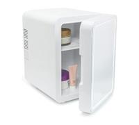 ValueLights Mini Beauty Fridge with LED Mirror, 4L Portable Cosmetic Refrigerator, Dimmable LED Lights, Small Cooler for Skincare, AC/DC Adaptor for Home Bedroom and Car