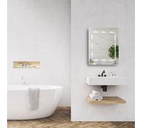 Valuelights Mirror Ip44 Bathroom Battery Operated Integrated Cool White Led Mirror Light