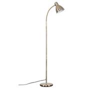 MiniSun | Modern Antique Brass Adjustable Floor Lamp | Floor Lamps & Torchieres, Home Décor & Improvement Essential | Includes 6W LED Bulb [6500K Cool White]