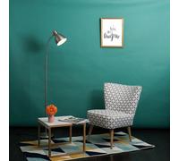 Valuelights Modern Brushed Chrome Adjustable Reading Craft Floor Lamp