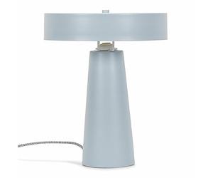 ValueLights | Modern Compact Size Blue Metal Bedside Table Lamp Lampshade Living Room Bedroom Light + LED Bulb | Table Lamps & Home Improvements Essential