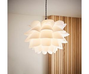 Valuelights Modern Intricate Design White Ceiling Light Shade (D)40Cm