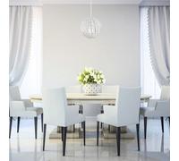 Valuelights Modern Ornate Design Round Ceiling Shade With Clear Acrylic Jewels (D)24Cm