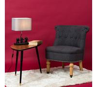 Valuelights Monkey Animal Quirky Modern Black Table Lamp With Grey Shade