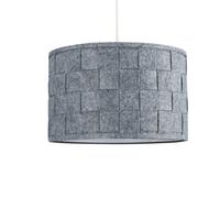 Valuelights Monza Grey Ceiling Shade And Bulb (D)32Cm