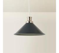 ValueLights | Morgan Navy Metal Taper Shade with Warm White Bulb