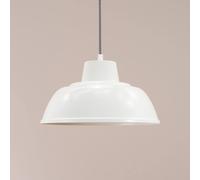 Morris Metal Drop Hanging Pendant Ceiling Light ValueLights White One Size