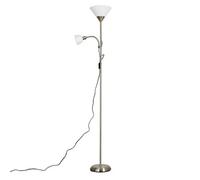 Valuelights Mozz Brushed Chrome Mother And Child Floor Lamp