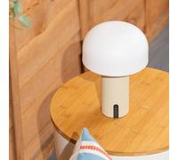 ValueLights | Natural Mushroom Touch Table Lamp Wireless Portable USB Rechargeable Indoor/Outdoor Cordless Dimmer Light | Outdoor Lights & Home/Garden Improvements Essential |