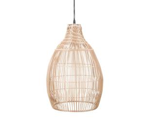 ValueLights | Natural Teardrop Solar Powered Outdoor Hanging Pendant Garden Pergola Light