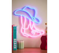 ValueLights | Neon Sign Cowboy Style Novelty Wall Light | Wall Lights, Home Décor & Improvement Essential