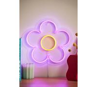 ValueLights Neon Sign Flower Style Novelty Wall Light ValueLights Multicolor