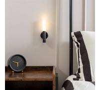 Oakley Black Rechargeable Portable Wall Light with PIR Motion Sensor ValueLights Black One Size