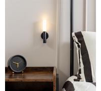 ValueLights Oakley Black Set of 2 Rechargeable Portable Wall Lights with PIR Motion Sensor ValueLights Black