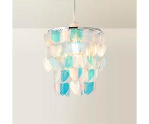ValueLights | Orla Irridescent 2 Tier Easy Fit Ceiling Pendant Light Lamp Shade | Ceiling Lights, Home Décor & Improvement Essential