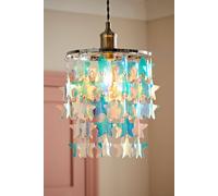 Valuelights Orla Irridescent 2 Tier Star Easy Fit Ceiling Pendant Lamp Shade Multi
