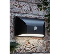 ValueLights Owen Black Downlight IP65 LED PIR Motion Sensor Outdoor Wall Light ValueLights Black