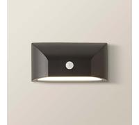 ValueLights | Owen Black Downlight IP65 LED PIR Motion Sensor Outdoor Wall Light | Mains Wired