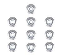 Pack of 10 Silver Outdoor Decking Lights ValueLights Silver One Size