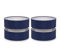 Pair of Sophia Small Navy Easy Fit Shades with LED Warm White Bulbs