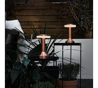 Valuelights Pair Of Talence Copper Led Touch Table Lamp Copper One Size