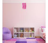 MiniSun | Pink Hearts and Butterflies Ceiling Light Shade | Pendant Lights, Home Décor & Improvement Essential | 180mm Shade Width