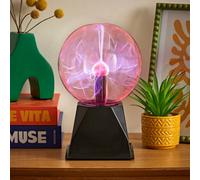Plasma Ball 6 Inch Touch and Sound Reactive Science Ball Light Up Electric Globe Lamp Night Light