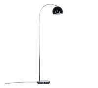 ValueLights Curva Silver Floor Lamp ValueLights Silver