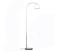 ValueLights Curva Silver Floor Lamp ValueLights Silver