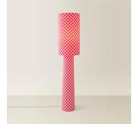 ValueLights | Pritchard Pink Checkerboard Drum Shade Full Fabric Midi Floor Lamp | Floor Lamps & Torchieres, Home Décor & Improvement Essential