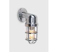 Valuelights Quay Polished Aluminium Ip44 Nautical Outdoor Wall Light Ilver