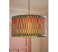 ValueLights | Rae Large Stripe Natural Pleated Drum Ceiling Lamp Shade | Ceiling Lights, Home Décor & Improvement Essential