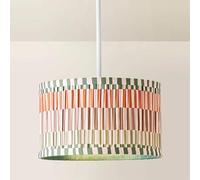 ValueLights | Rae Small Stripe Natural Pleated Drum Ceiling Lamp Shade | Ceiling Lights, Home Décor & Improvement Essential
