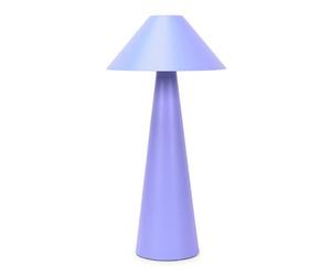 Valuelights Raquel Lilac Rechargeable Touch Table Lamp