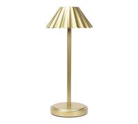 ValueLights | Rechargeable LED Portable Table Lamp Warm White Dimmable Touch Light for Living Room Bedroom - Gold | Table Lamps & Home Improvements Essential