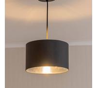 ValueLights | Reni Large Pendant Shade with Black & Chrome Inner | Shades, Home Décor & Improvement Essential