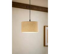 ValueLights | Reni Natural Small Linen Drum Shade 25cm